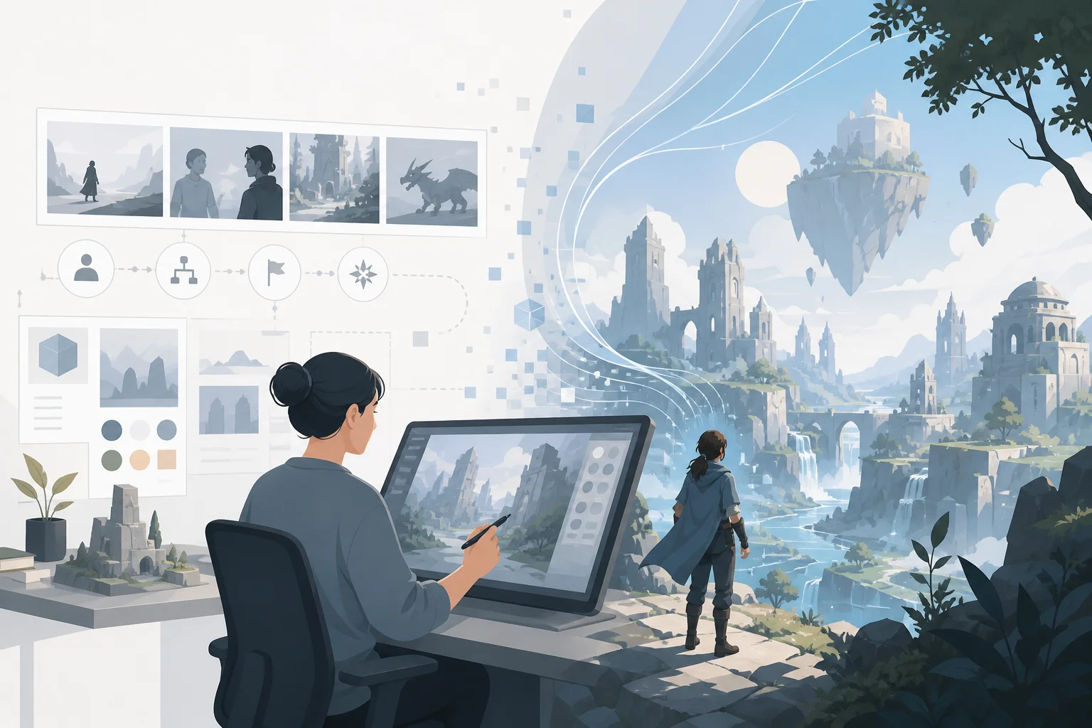 Narrative Mechanics and Visual World-Building in Modern Digital Experiences